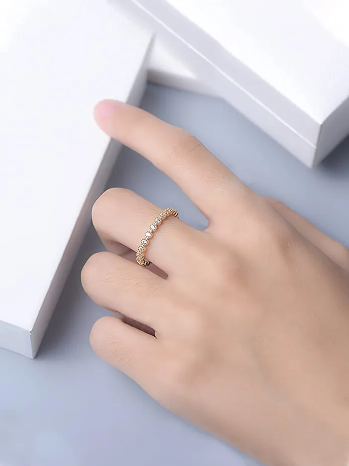 Yellow Chimes Crystal Rings for Women Exclusive Silver Plated Crystal studded with Cubic Zircon Ring for Women and Girls Design8 Yellow Chimes Necklaces