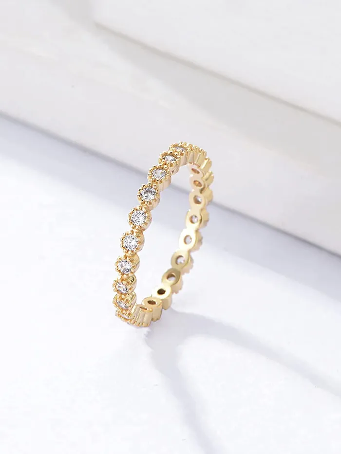Yellow Chimes Crystal Rings for Women Exclusive Silver Plated Crystal studded with Cubic Zircon Ring for Women and Girls Design8 Yellow Chimes Necklaces