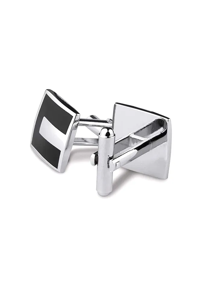 Yellow Chimes Cufflinks for Men Cuff links Stainless Steel Formal Silver Cufflinks for Men and Boys Style3 Yellow Chimes Earrings
