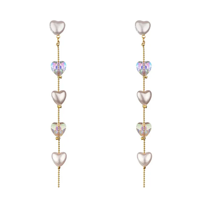 Yellow Chimes Earrings for Women and Girls Dangler Earrings Silver Tone Pearl Studded Heart Drop Dangler Earrings Birthday Gift for girls and women Anniversary Gift for Wife Yellow Chimes Necklaces Yellow Chimes Earrings for Women and Girls Dangler Earrings Silver Tone Pearl Studded Heart Drop Dangler Earrings Birthday Gift for girls and women Anniversary Gift for Wife Yellow Chimes Necklaces