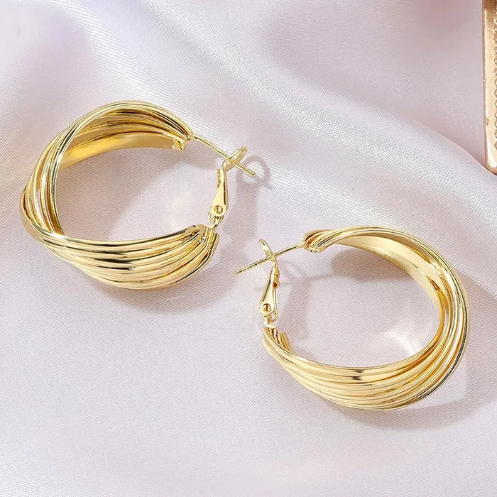 Yellow Chimes Earrings for Women and Girls Hoops Earrings 2 Pair Combo of Gold Plated Twisted and Stone Hoop Earrings Birthday Gift for girls and women Anniversary Gift for Wife Yellow Chimes Bracelets