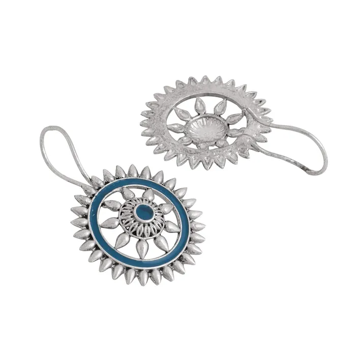 Yellow Chimes Earrings for Women and Girls Meenakari Drop Earrings Silver Tone Blue Meenakari Drop Earrings Birthday Gift for girls and women Anniversary Gift for Wife Yellow Chimes Earrings