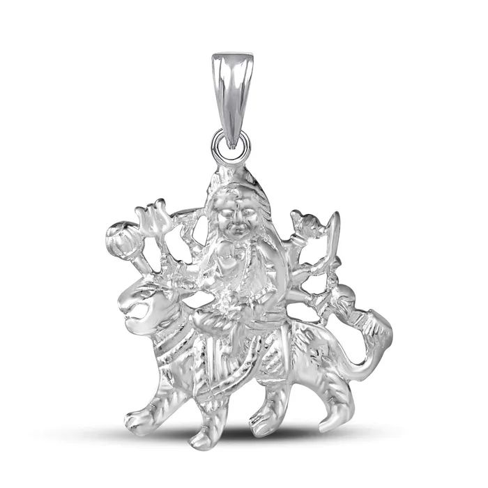 Yellow Chimes Earrings Yellow Chimes 925 Sterling Silver Durga Maa Pendant Hallmark Certified Purity Jai Mata Di Pendant Without Chain for Women and Men Yellow Chimes Earrings Yellow Chimes 925 Sterling Silver Durga Maa Pendant Hallmark Certified Purity Jai Mata Di Pendant Without Chain for Women and Men
