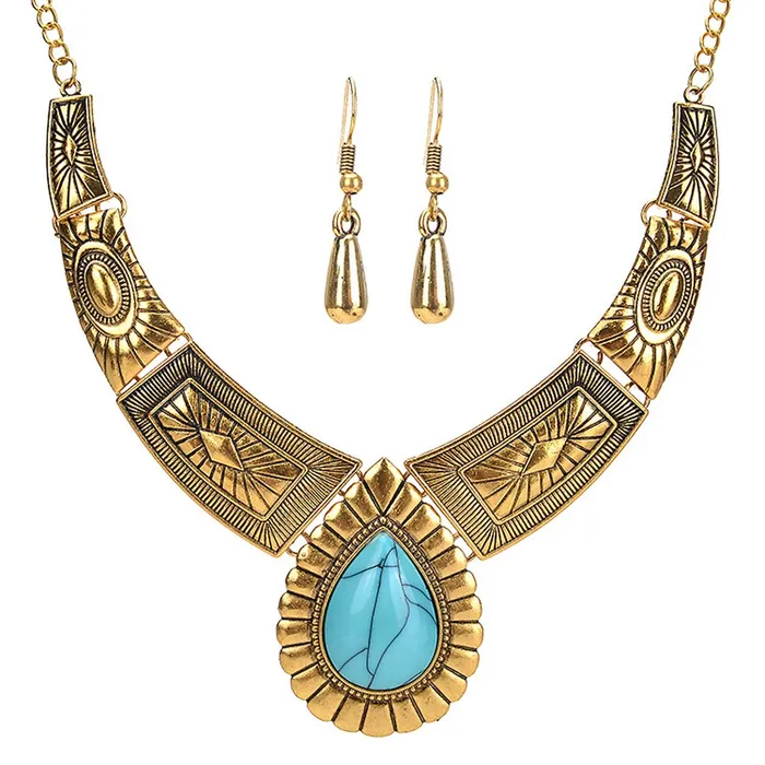 Yellow Chimes Earrings Yellow Chimes Acrylic Gold Blue Jewel Set for Women And Girls Yellow Chimes Earrings Yellow Chimes Acrylic Gold Blue Jewel Set for Women And Girls