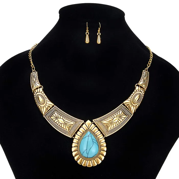Yellow Chimes Earrings Yellow Chimes Acrylic Gold Blue Jewel Set for Women And Girls