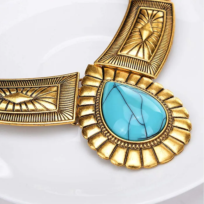 Yellow Chimes Earrings Yellow Chimes Acrylic Gold Blue Jewel Set for Women And Girls