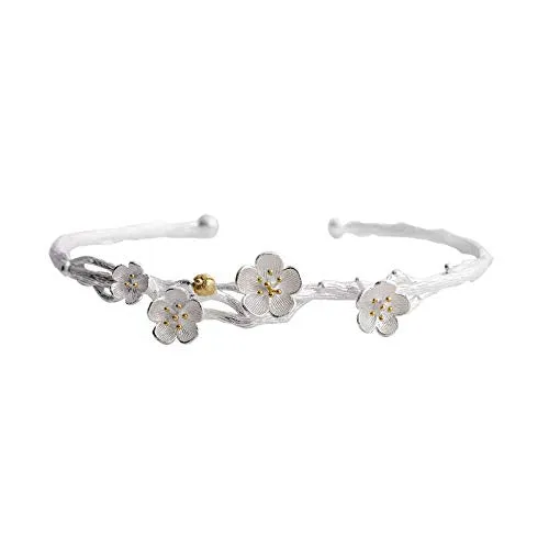 Yellow Chimes Earrings Yellow Chimes Classic Attractive Rose Flower Silver Plated Openable Cuff Bangle Bracelet Women and Girls Yellow Chimes Earrings Yellow Chimes Classic Attractive Rose Flower Silver Plated Openable Cuff Bangle Bracelet Women and Girls