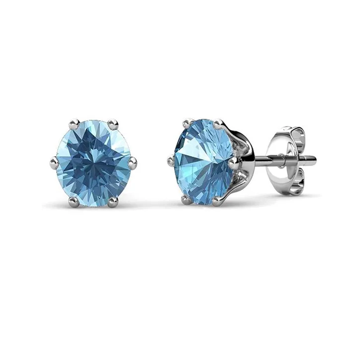 Yellow Chimes Earrings Yellow Chimes Crystal from Swarovski Stud Earrings in Macaroon Box for Women and Girls Aquamarine Yellow Chimes Earrings Yellow Chimes Crystal from Swarovski Stud Earrings in Macaroon Box for Women and Girls Aquamarine