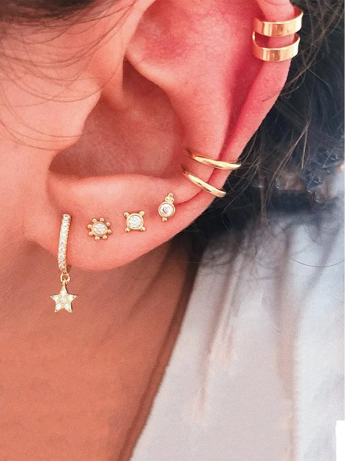 Yellow Chimes Earrings Yellow Chimes Earrings for Women and Girls Fashion Ear Cuff Adjustable Ear Cuffs for Women Cartilage Clip on Earrings Birthday Gift for girls and women Anniversary Gift for Wife Design8
