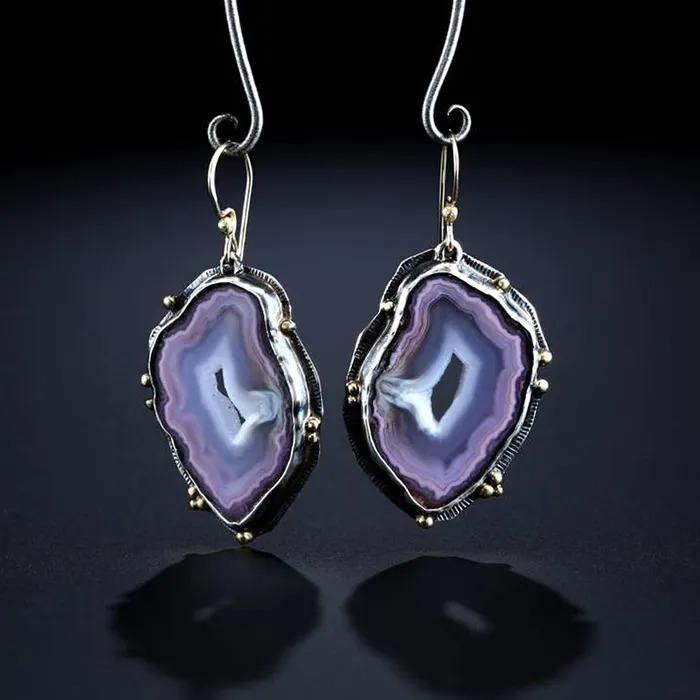 Yellow Chimes Earrings Yellow Chimes Earrings For Women SilverToned Purple Stone Studded Clip On Drop Earrings For Women and Girls
