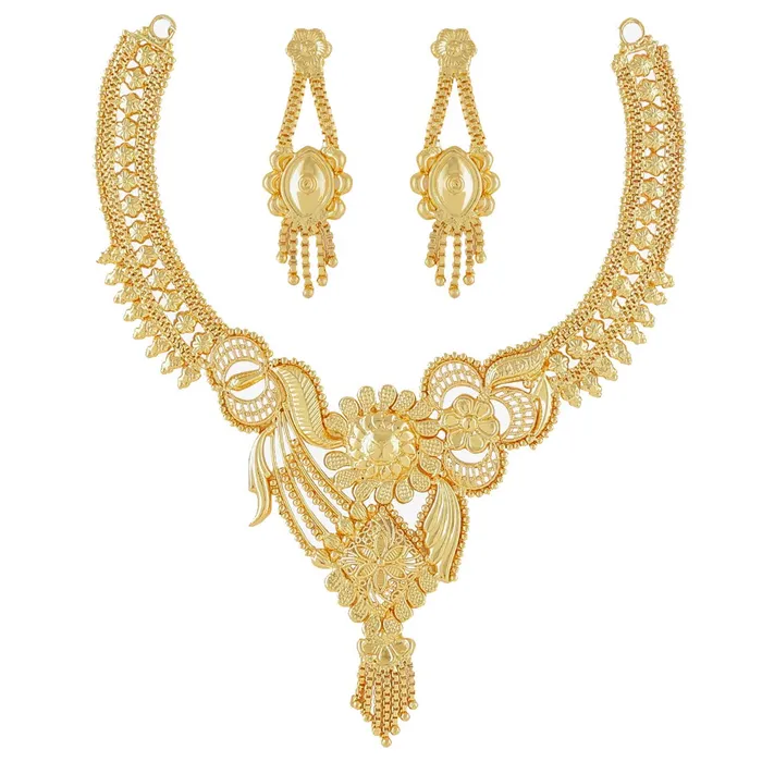 Yellow Chimes Earrings Yellow Chimes Ethnic One Gram Gold Designer Antique Golden Traditional Choker Necklace with Earrings Jewellery Set for Women Girls Yellow Chimes Earrings Yellow Chimes Ethnic One Gram Gold Designer Antique Golden Traditional Choker Necklace with Earrings Jewellery Set for Women Girls