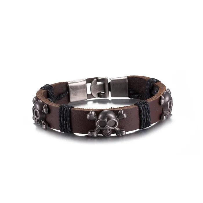 Yellow Chimes Earrings Yellow Chimes Moxie Collection Latest Style Casual Leather Wraps Combo Bracelets for Men and Boys