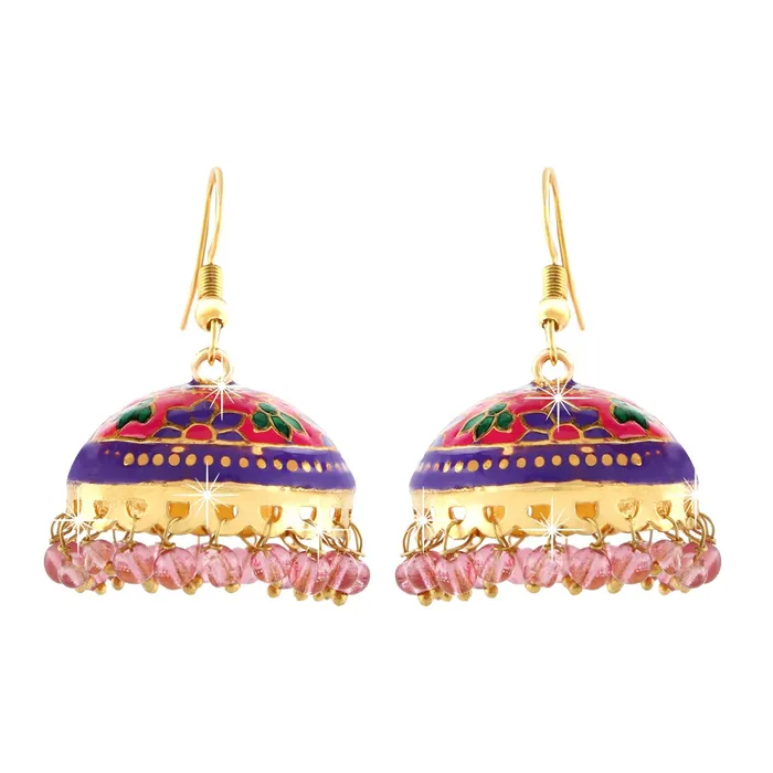 Yellow Chimes Earrings Yellow Chimes Traditional Artistic Handcrafted Meenakari Craftmanship JhumkiJhumka Earrings for Women and Girls Yellow Chimes Earrings Yellow Chimes Traditional Artistic Handcrafted Meenakari Craftmanship JhumkiJhumka Earrings for Women and Girls