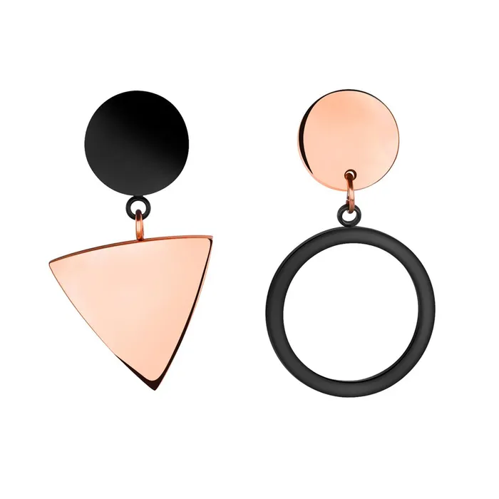 Yellow Chimes Earrings Yellow Chimes Western Style Stainless Steel Never Fading Dual Pattern Designer Earrings for Women Girls Rose Gold Yellow Chimes Earrings Yellow Chimes Western Style Stainless Steel Never Fading Dual Pattern Designer Earrings for Women Girls Rose Gold