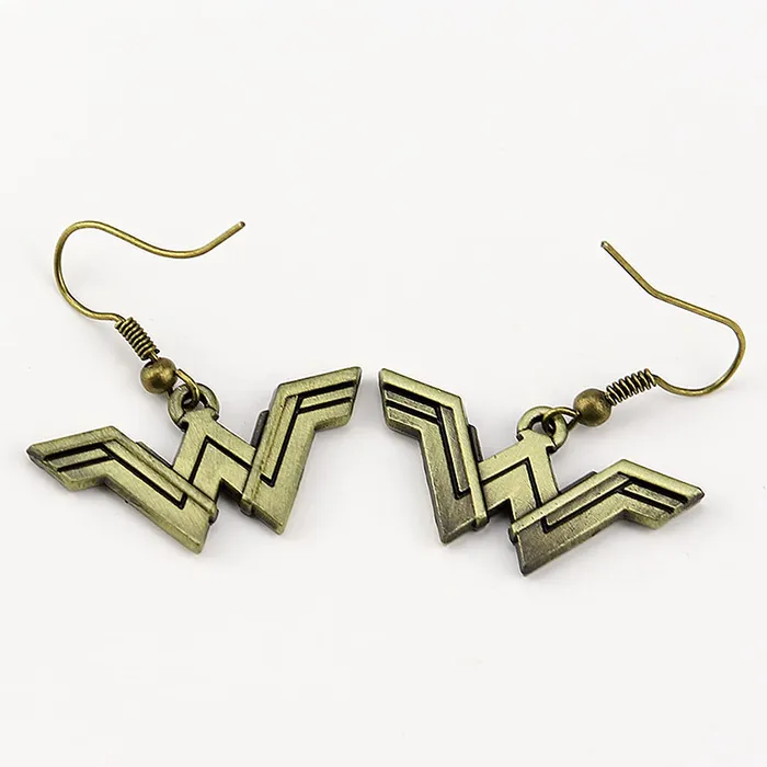 Yellow Chimes Elegant Latest Fashion Gold Plated Wonder Women Design Drop Earrings for Women and Girls Medium YCFJER456AVNGGL Yellow Chimes Necklaces