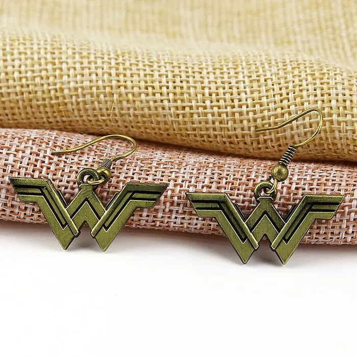 Yellow Chimes Elegant Latest Fashion Gold Plated Wonder Women Design Drop Earrings for Women and Girls Medium YCFJER456AVNGGL Yellow Chimes Necklaces