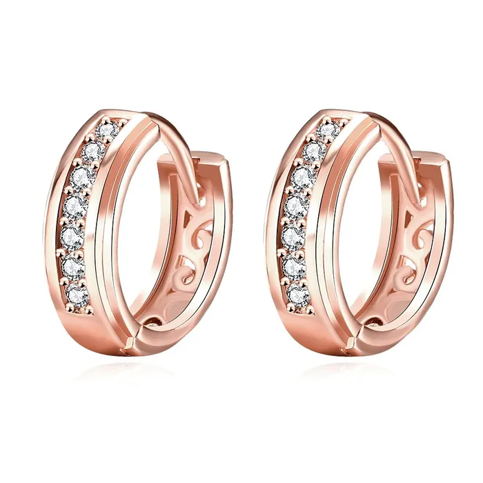 Yellow Chimes Fashionable Rose Gold Clip on Earring Cubic Zirconia Metal Clipon Earring for Women and Girls Yellow Chimes Earrings Yellow Chimes Fashionable Rose Gold Clip on Earring Cubic Zirconia Metal Clipon Earring for Women and Girls Yellow Chimes Earrings