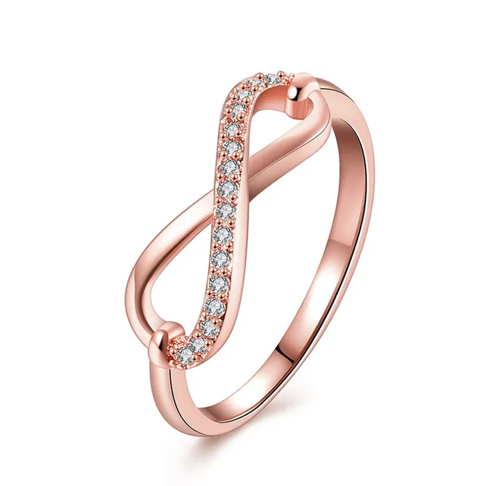 Yellow Chimes Infinite Love 18K Rose Gold Plated Crystal Ring for Women Girls Yellow Chimes Necklaces Yellow Chimes Infinite Love 18K Rose Gold Plated Crystal Ring for Women Girls Yellow Chimes Necklaces
