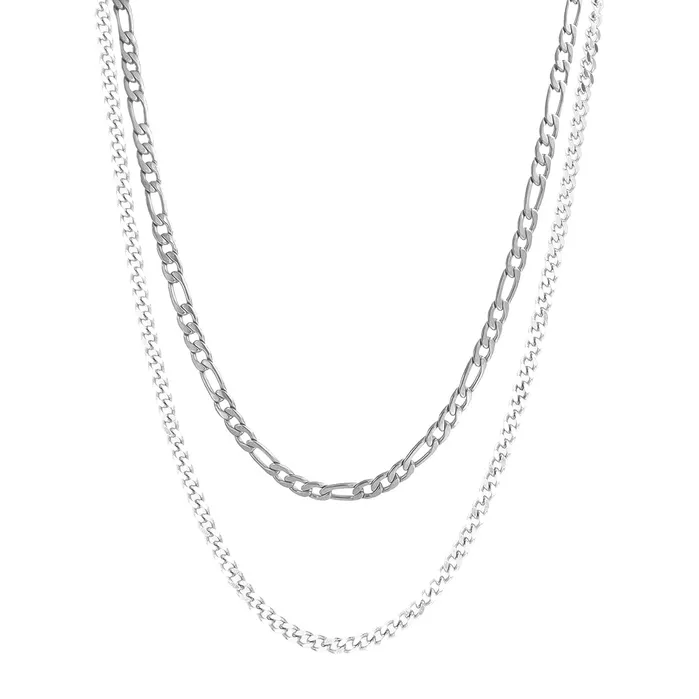Yellow Chimes Necklaces Yellow Chimes Chain for Men and Boys Silver Chain Neck Chain for Men 2 Pcs Combo of Stainless Steel Chains for Men Birthday Gift for Men and Boys Anniversary Gift for Husband Yellow Chimes Necklaces Yellow Chimes Chain for Men and Boys Silver Chain Neck Chain for Men 2 Pcs Combo of Stainless Steel Chains for Men Birthday Gift for Men and Boys Anniversary Gift for Husband