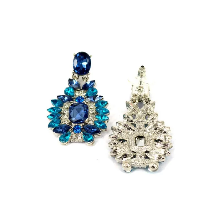 Yellow Chimes Necklaces Yellow Chimes Designer Fashion Blue Drop Earring for Women Girls