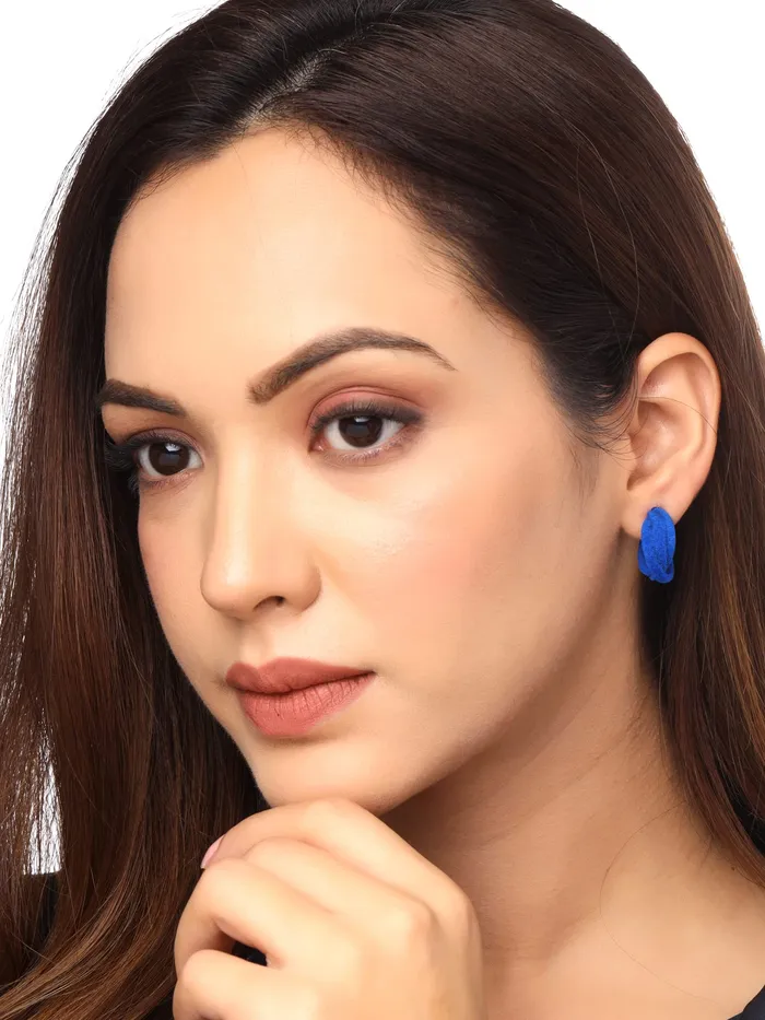 Yellow Chimes Necklaces Yellow Chimes Earrings for Women and Girls Hoop Earrings for Girls Blue Color Hoop Earrings Birthday Gift for girls and women Anniversary Gift for Wife