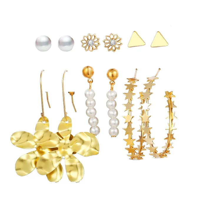 Yellow Chimes Necklaces Yellow Chimes Latest Fashion Gold Plated Geometric Design Dangle Earrings for Women and Girls Design 8 Yellow Chimes Necklaces Yellow Chimes Latest Fashion Gold Plated Geometric Design Dangle Earrings for Women and Girls Design 8
