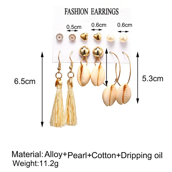 Yellow Chimes Necklaces Yellow Chimes Latest Fashion Gold Plated Geometric Design Dangle Earrings for Women and Girls Design 9