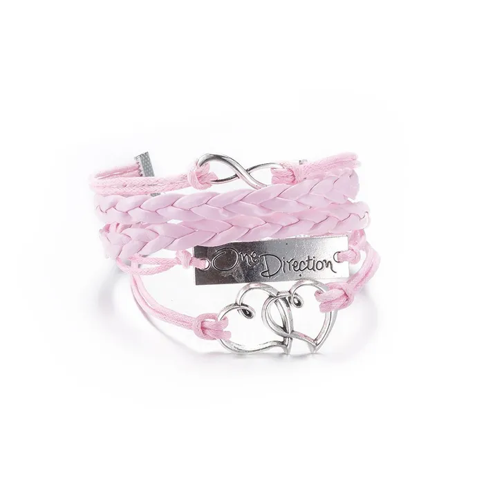 Yellow Chimes Necklaces Yellow Chimes Moxie Collection One Direction Heart Theme Casual Leather Wrap Bracelet for Girls and Woman Yellow Chimes Necklaces Yellow Chimes Moxie Collection One Direction Heart Theme Casual Leather Wrap Bracelet for Girls and Woman