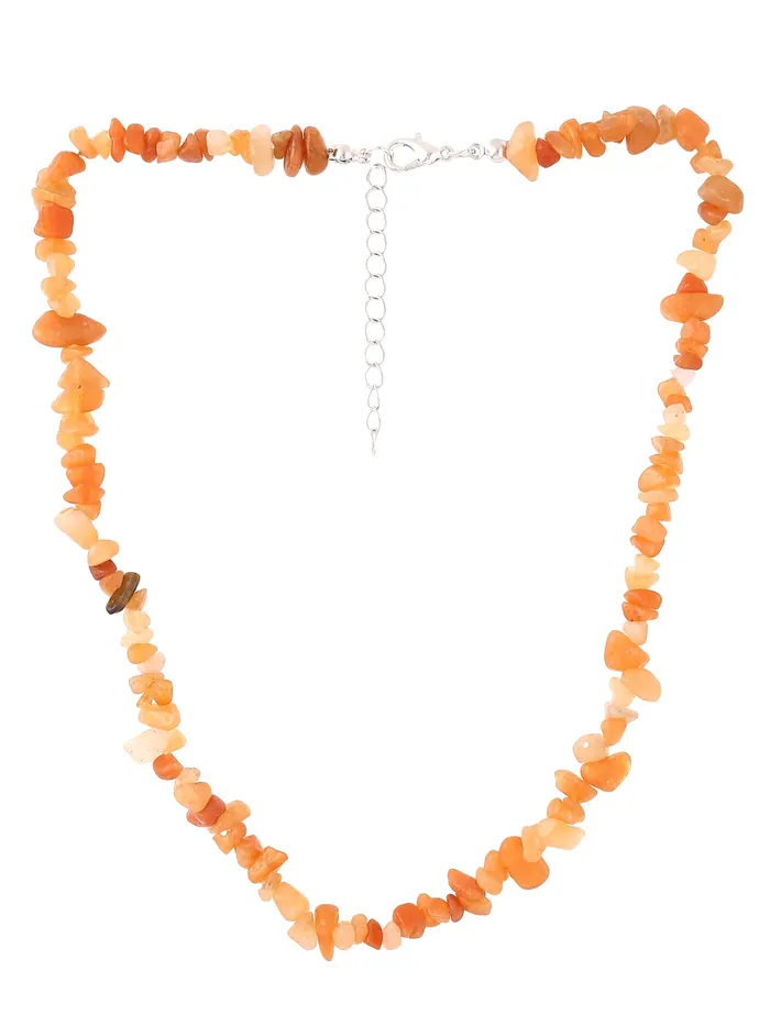 Yellow Chimes Necklaces Yellow Chimes Necklace for Women and Girls Fashion Choker Necklace for Women Carnelian Stone Pearl Choker Necklace for Girls Birthday Gift for Girls and women Design 7