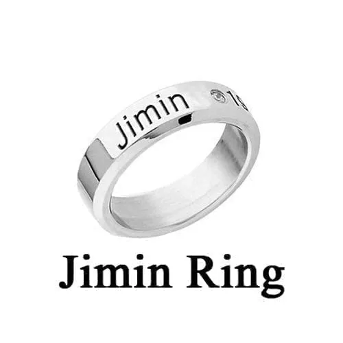 Yellow Chimes Necklaces Yellow Chimes Rings for Men Exclusive BTS Band Mens Copper Cubic Zirconia Silver Toned Rings for Men and Boys