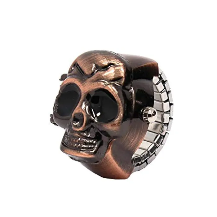 Yellow Chimes Necklaces Yellow Chimes Rings for Men Watch Ring Skull Design Vintage Look Stretchable Finger Ring Watch For Men and Boys Yellow Chimes Necklaces Yellow Chimes Rings for Men Watch Ring Skull Design Vintage Look Stretchable Finger Ring Watch For Men and Boys