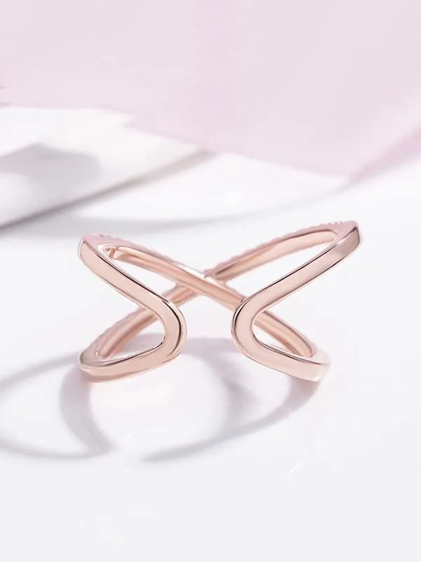 Yellow Chimes Necklaces Yellow Chimes Rings for Women and Girls Rosegold Ring Crystal Studded Rosegold Plated Adjustable Finger Ring for Women Birthday Gifts For Women Valentine Gift for Girls
