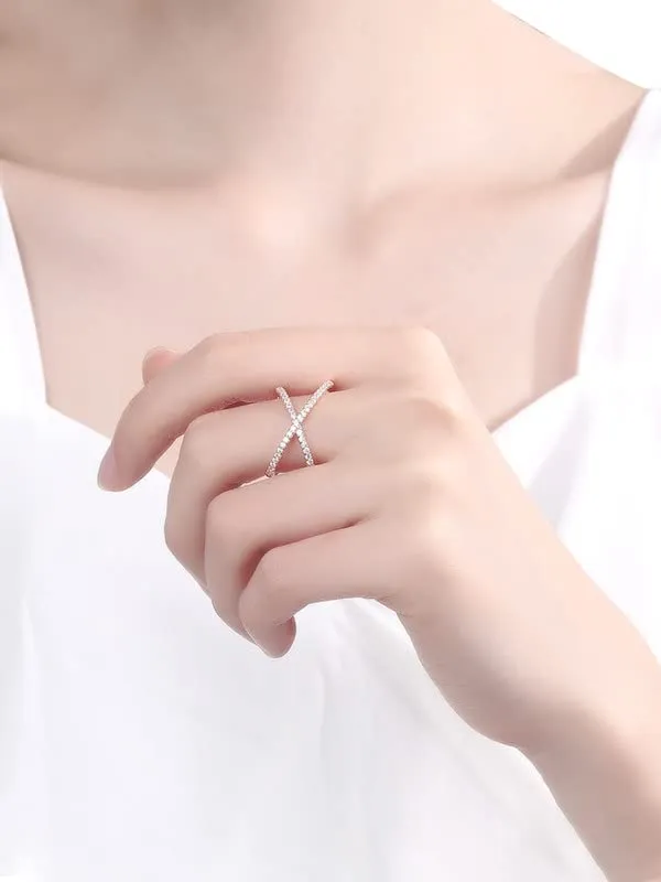 Yellow Chimes Necklaces Yellow Chimes Rings for Women and Girls Rosegold Ring Crystal Studded Rosegold Plated Adjustable Finger Ring for Women Birthday Gifts For Women Valentine Gift for Girls