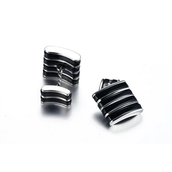 Yellow Chimes Necklaces Yellow Chimes Sober Stainless Steel Cufflinks for Men and Boys