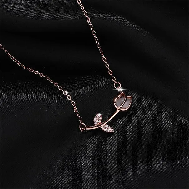 Yellow Chimes Pendant for Women and Girls Gold Toned Rose Floral Charm Designed Pendant Birthday Gift for girls and women Anniversary Gift for Wife Yellow Chimes Bracelets