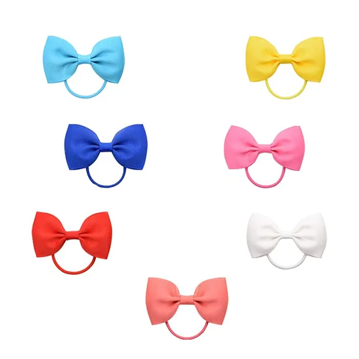 Yellow Chimes Rings Melbees by Yellow Chimes Combo of 7 Days 7 Colors Ponytail Holders Hair Accessories for Girls Kids Pack of 7 MultiColor Medium