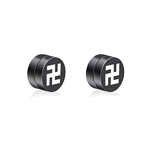 Yellow Chimes Stud Earrings for Men Magnetic NonPiercing Stainless Steel Black Stud Earrings for Men and Boys Yellow Chimes Bracelets Yellow Chimes Stud Earrings for Men Magnetic NonPiercing Stainless Steel Black Stud Earrings for Men and Boys Yellow Chimes Bracelets