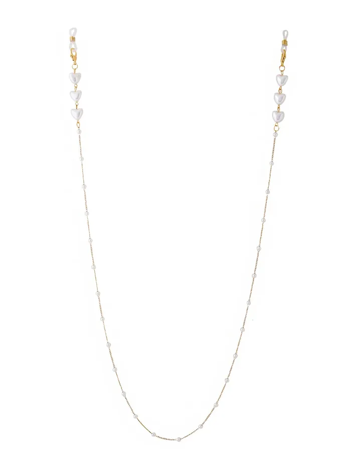 Yellow Chimes Sunglasses Chain for Women Eyeglasses Chain Multicolor Beadded Face Mask Chains Sunglasses AccessoriesSunglasses Lanyard for Girls and Women Model6 Yellow Chimes Necklaces