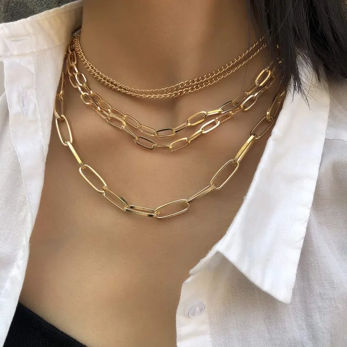 Yellow Chimes Trendy Fashion Multilayered Gold Plated Chain Choker Necklace Bracelet Combo for Women and Girls Yellow Chimes Rings