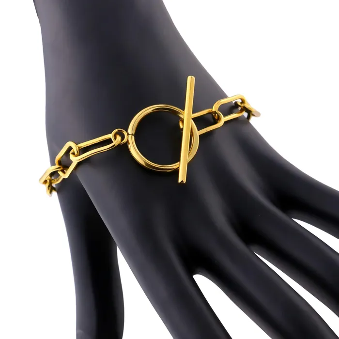 Yellow Chimes Trendy Fashion Multilayered Gold Plated Chain Choker Necklace Bracelet Combo for Women and Girls Yellow Chimes Rings