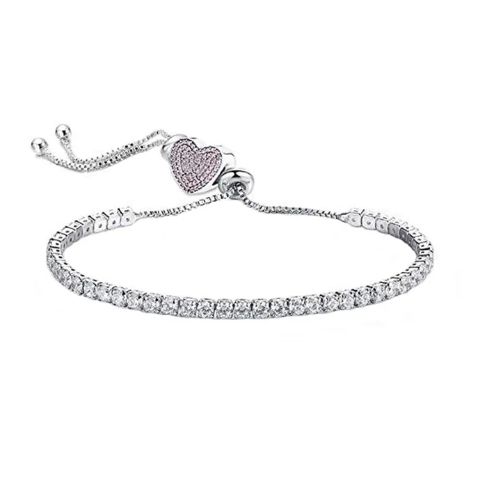 Yellow Chimes Women Crystal Bracelets Heart Shaped Silver Toned Bracelets For Women White CZ Crystals Bracelet For Woman Birthday Gift for Girls Women Anniversary Gift for Wife Yellow Chimes Bracelets Yellow Chimes Women Crystal Bracelets Heart Shaped Silver Toned Bracelets For Women White CZ Crystals Bracelet For Woman Birthday Gift for Girls Women Anniversary Gift for Wife Yellow Chimes Bracelets
