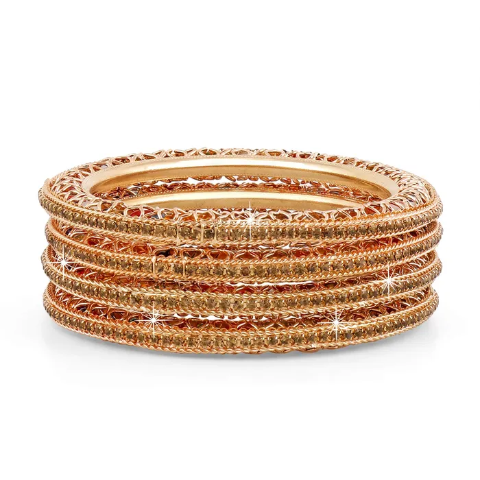 Yellow Chimes Yellow Chimes Antique Classic Look Studded Crystal Beads Gold Plated 4 Pcs Traditional Bangles Set for Women and Girls 26 Necklaces Yellow Chimes Yellow Chimes Antique Classic Look Studded Crystal Beads Gold Plated 4 Pcs Traditional Bangles Set for Women and Girls 26 Necklaces