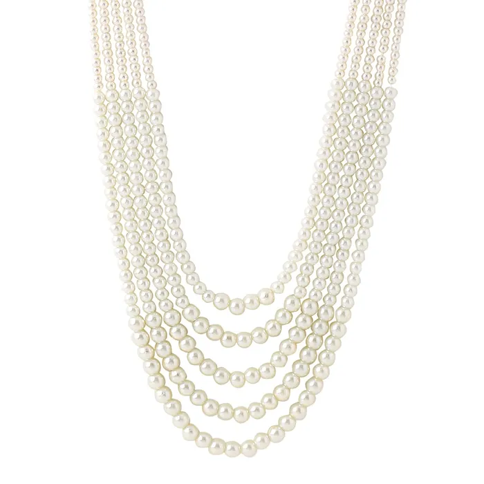 Yellow Chimes Yellow Chimes Dulahmala For Mens White Beads Pearl Necklace Jewellery for Groom Dulha Moti Mal Haar For Men Sherwani Necklace Necklaces Yellow Chimes Yellow Chimes Dulahmala For Mens White Beads Pearl Necklace Jewellery for Groom Dulha Moti Mal Haar For Men Sherwani Necklace Necklaces