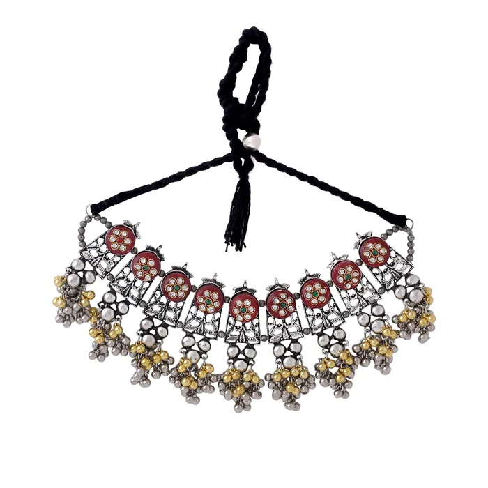 Yellow Chimes Yellow Chimes Jewellery Set for Women and Girls Beads Necklace Set for Women Gold Plated White Beads Beaded Necklace Set Birthday Gift for girls and women Anniversary Gift for Wife Necklaces