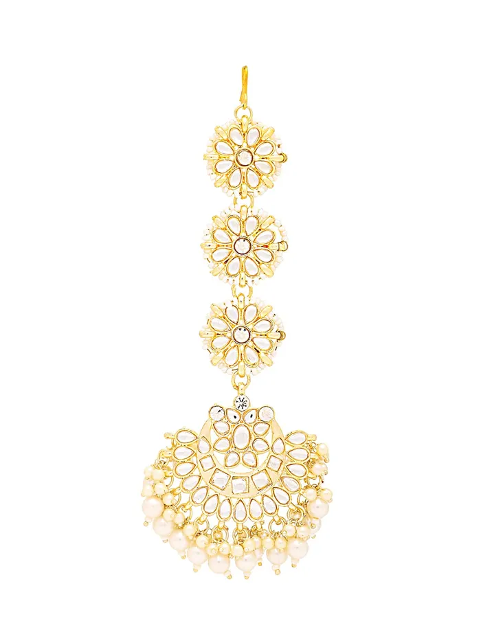 Yellow Chimes Yellow Chimes Maang Tikka for Women Gold Plated Kundan Studded Beads Drop Maangtikka for Women and Girls Style3 Necklaces Yellow Chimes Yellow Chimes Maang Tikka for Women Gold Plated Kundan Studded Beads Drop Maangtikka for Women and Girls Style3 Necklaces