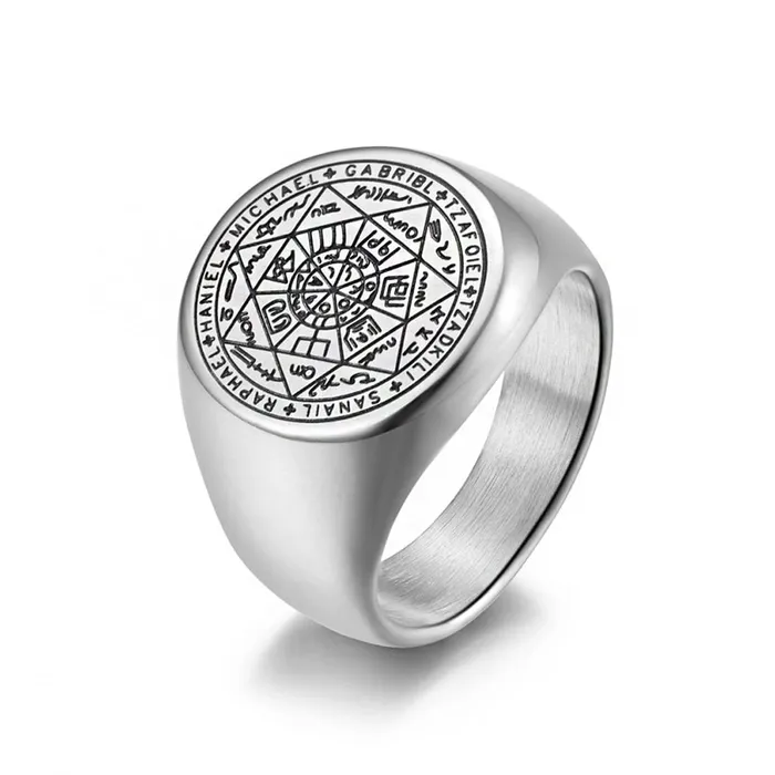 Yellow Chimes Yellow Chimes Rings For Men Stainless Steel Silver Ring The Seals Of The Seven Archangels Protection Band Ring For Men And Boys Size 10 Necklaces Yellow Chimes Yellow Chimes Rings For Men Stainless Steel Silver Ring The Seals Of The Seven Archangels Protection Band Ring For Men And Boys Size 10 Necklaces