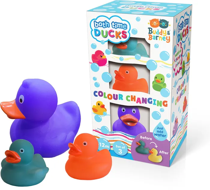 Zibber Color Changing Ducks 3 Pack Necklaces
